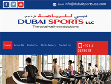 Tablet Screenshot of dubaisportsuae.com